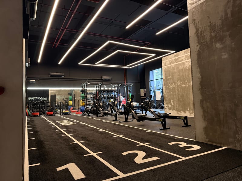 Athlete training at ROAR Gym