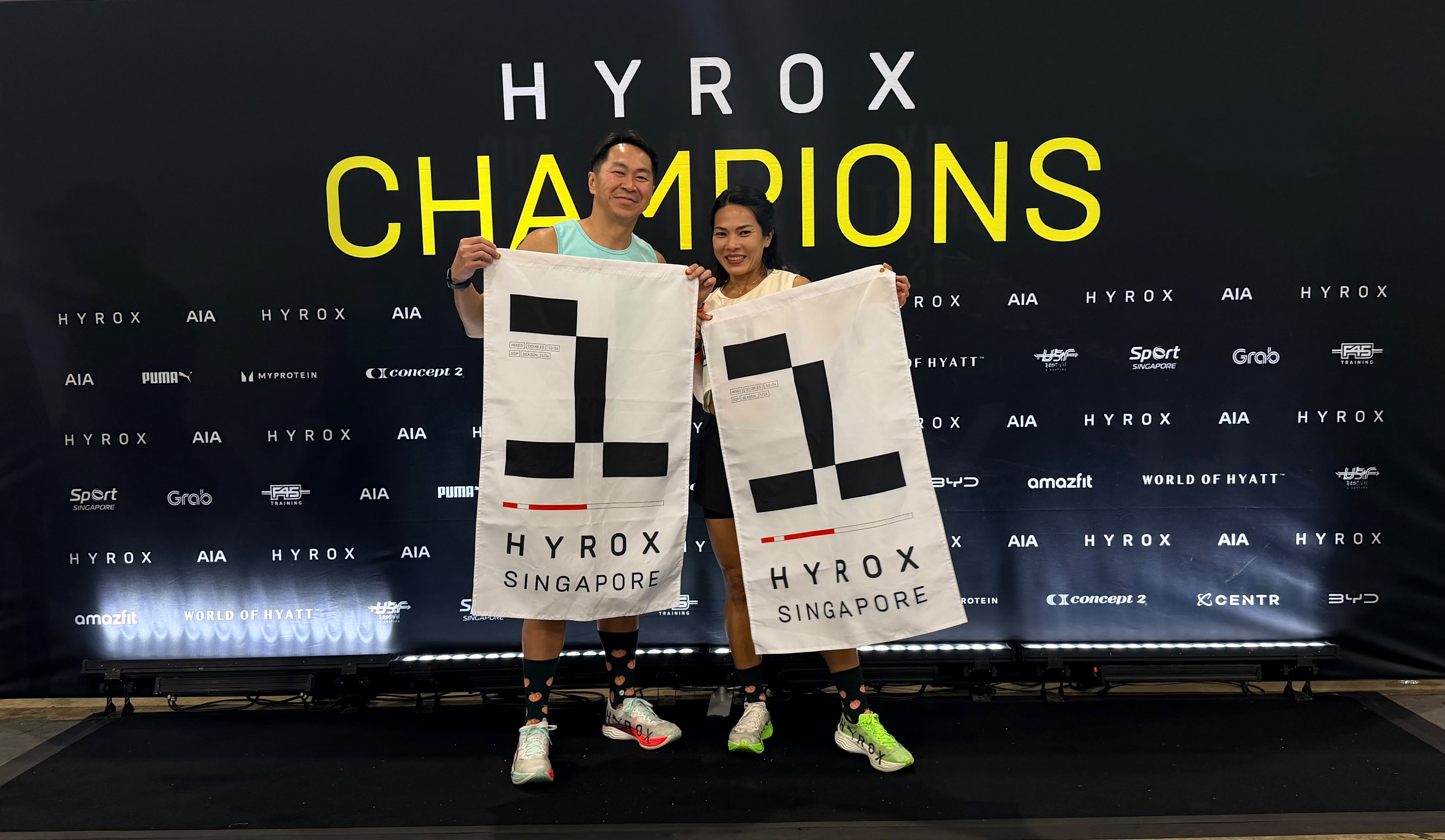 ROAR athletes HYROX Champions Singapore